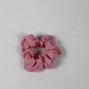 Frotka do włosów –  Mini groszki na różu