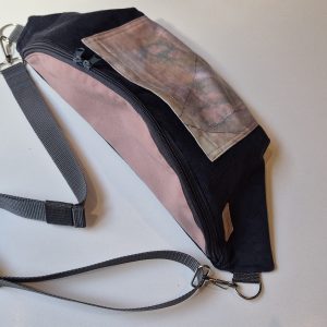 Gigantnerka – SZTRUKSIK – Granat, brudny róż i jasny melanż