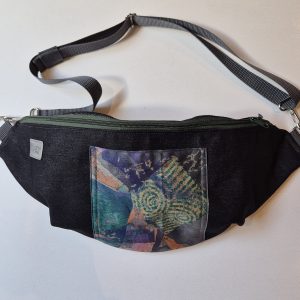 Gigantonerka – Ciemny jeans i szalona zasłona