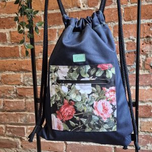 Woras średniak – PoNichToSpływa – Granat i róże z zielenią