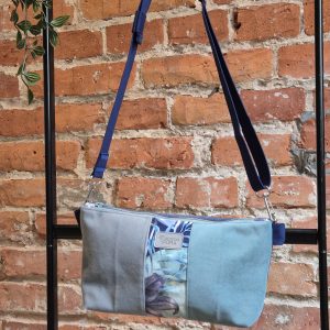 Mała torebka – Szarość, mięta i rośliny