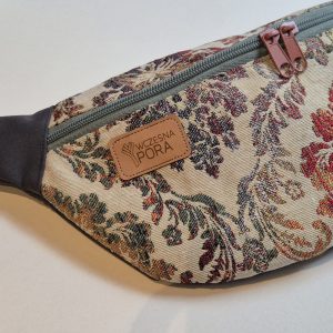 Mała nerka – ROŚLINNOŚCI – Grafit i kolorowy, kwiecisty ornament